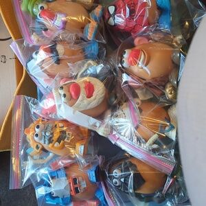 Lot of 9 Vintage Mr Potato Head figures